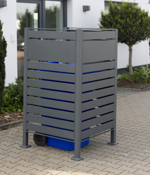 Westmann Mülltonnenverkleidung Planum 1er Box, ca. B80/H150/T80 cm