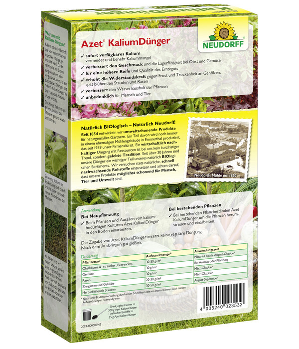 Neudorff Azet Kalium-Dünger, 2 kg