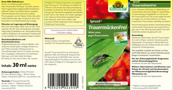 Neudorff Spruzit® TrauermückenFrei, 30 ml