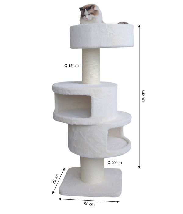 Nobby Kratzbaum Volta, creme, ca. B50/H130/T50 cm