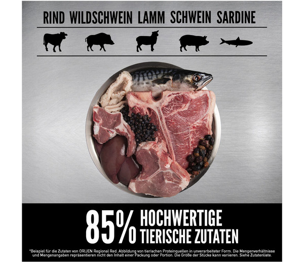 ORIJEN™ Trockenfutter für Hunde Regional Red