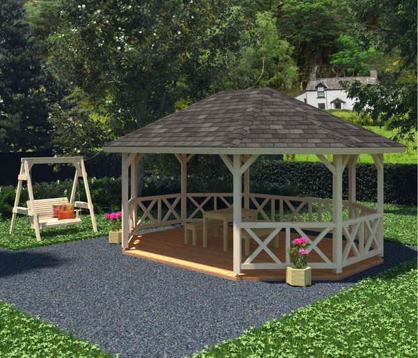 Palmako Pavillon Betty ca. B701/H362/T551 cm