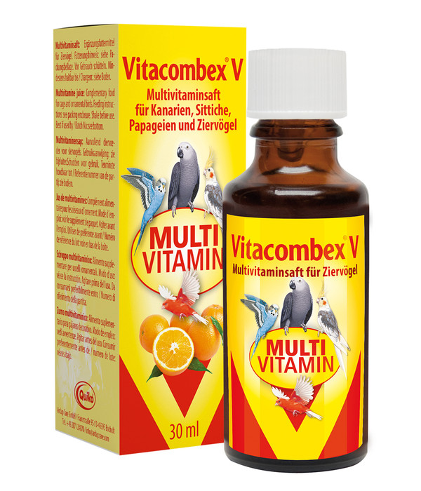 Quiko® Ergänzungsfutter für Ziervögel Multivitaminsaft Vitacombex® V
