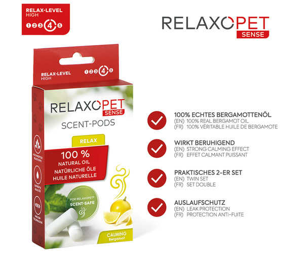RelaxoPet® Sense Duftpod Entspannung für RelaxoPet, Bergamotte