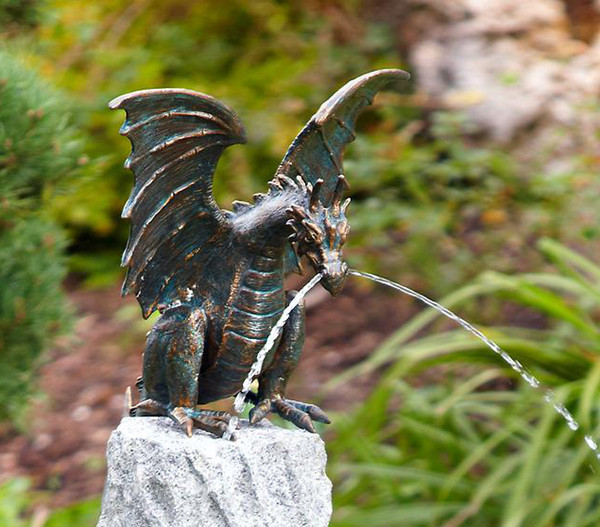 Rottenecker Bronzefigur Drache Terrador