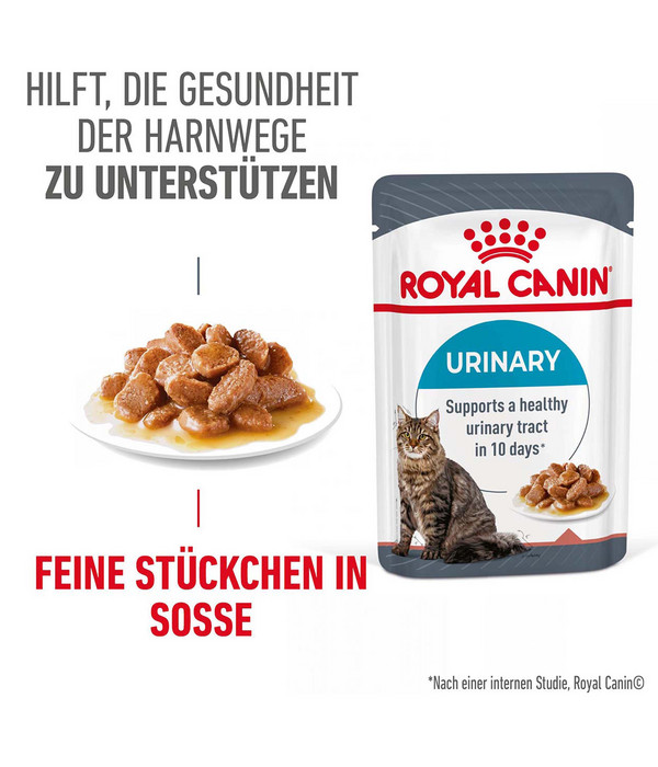 ROYAL CANIN® Nassfutter für Katzen Urinary Care in Soße, 12 x 85 g