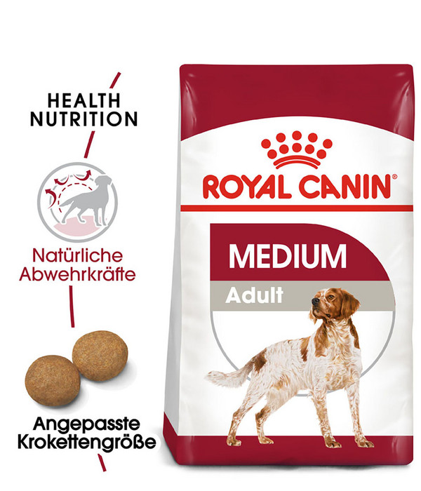 ROYAL CANIN® Trockenfutter für Hunde Medium Adult