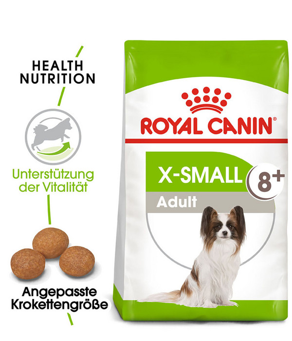 ROYAL CANIN® Trockenfutter für Hunde X-Small Adult 8+