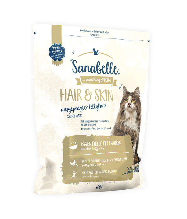 Sanabelle® Trockenfutter für Katzen Hair & Skin, 400 g