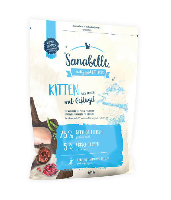 Sanabelle® Trockenfutter Kitten Geflügel, 400g