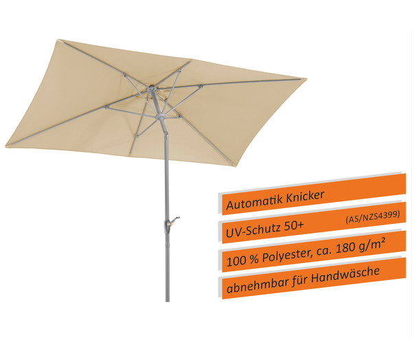 Schneider Sonnenschirm Porto, rechteckig, ca. B300/T200 cm