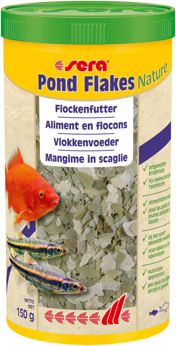 sera Pond Flakes, Fischfutter, 1000 ml