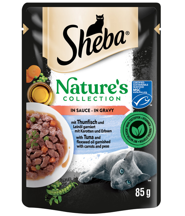 Sheba® Nassfutter für Katzen Nature's Collection, Adult, 28 x 85 g