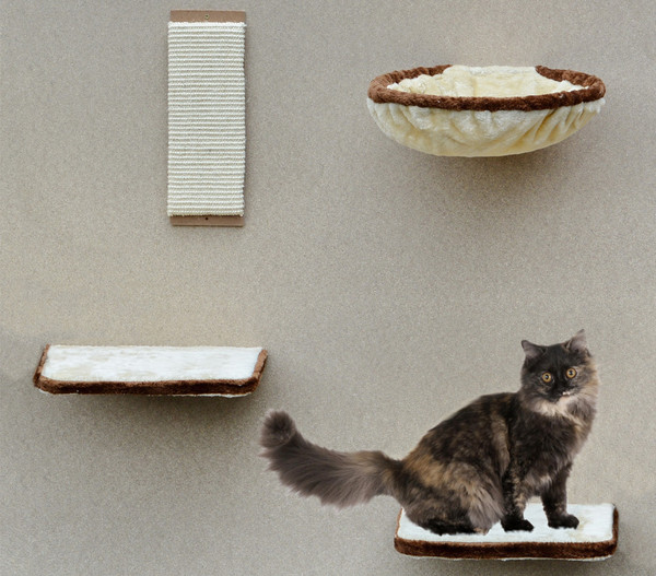 Silvio Design Kletterwand für Katzen, 4-teilig