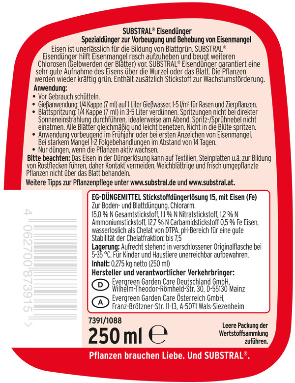 Substral® Eisendünger, 250 ml