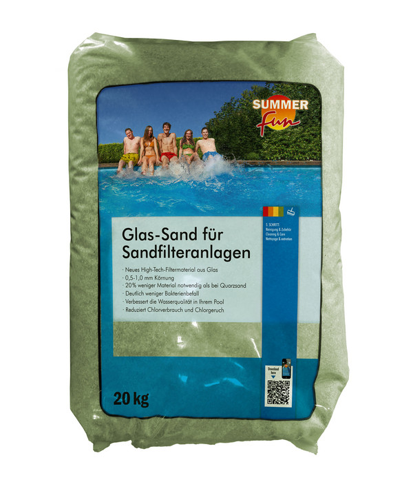 Summer Fun Glassand, grün, 20 kg