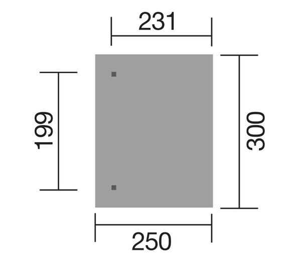 Weka Terrassenüberdachung 671