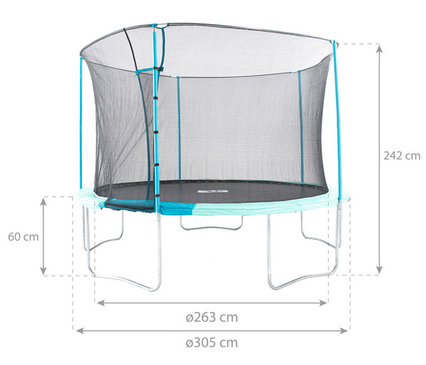 TP Toys Trampolin UP10, ca. Ø305/H242 cm