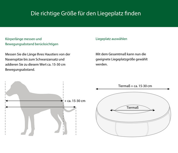 Trixie Hundebett Harvey, rund, grau/weiß-schwarz, ca. Ø45 cm