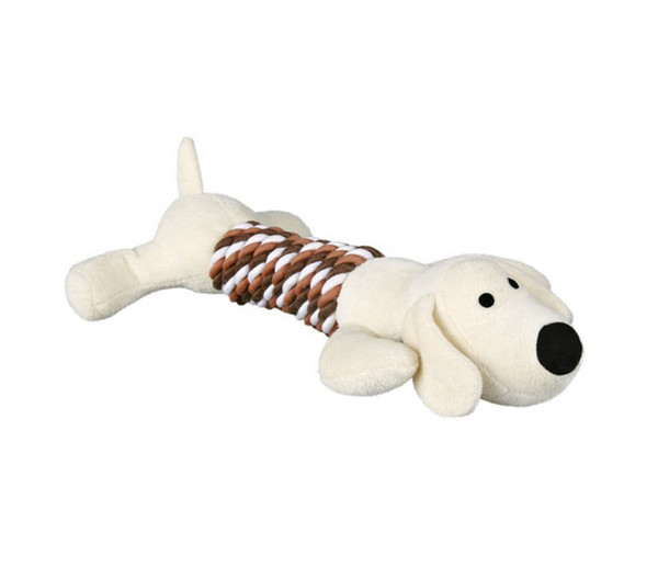 Trixie Hundespielzeug Figur mit Tau, 2 Figuren, 32 cm