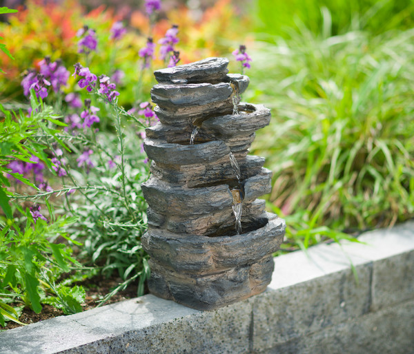 Ubbink Polyresin-Gartenbrunnen Acqua Arte Miras, ca. H42 cm