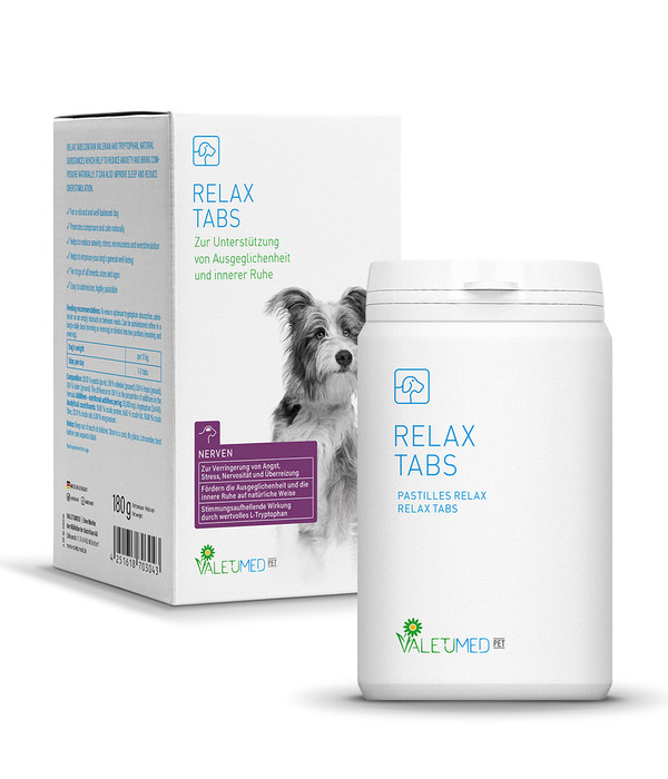 Valetumed Ergänzungsfutter für Hunde Relax Tabs, 180 g