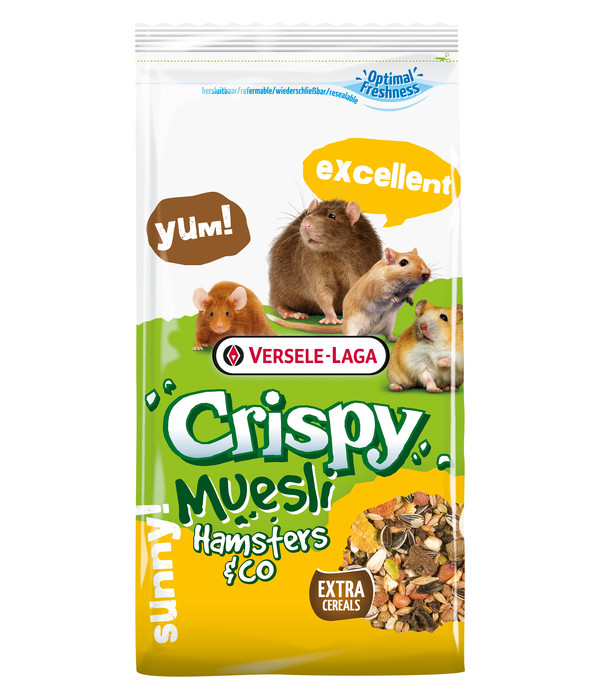 Versele-Laga Nagerfutter Crispy Muesli Hamsters & Co