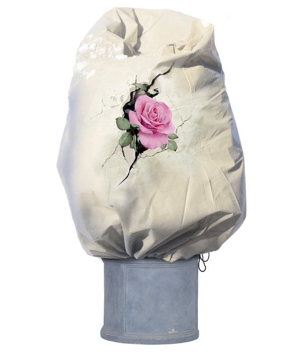Videx Vlieshaube Rosenblüte, 110 cm