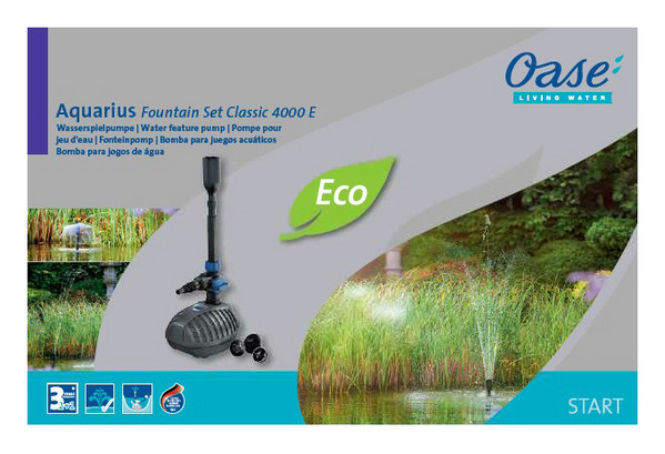 Oase Aquarius Fountain Set Classic 4000 E