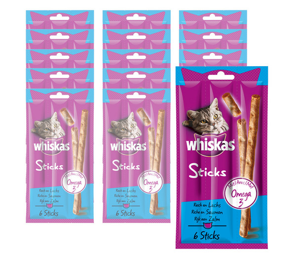 Whiskas® Katzensnack Sticks, 14 x 6 Stk.