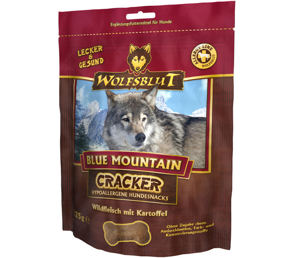 WOLFSBLUT Hundesnack Cracker Blue Mountain Wild, 225 g