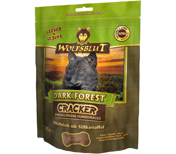 WOLFSBLUT Hundesnack Cracker Dark Forest Wild, 225 g