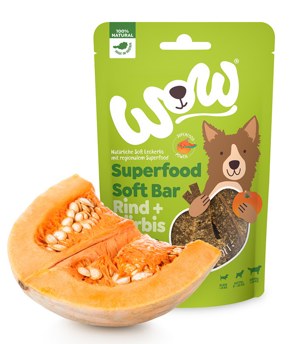 WOW® Hundesnack Superfood Soft Bar, Adult, 150 g