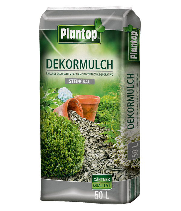 Ziegler Plantop Dekormulch Steingrau, 39 x 50 Liter