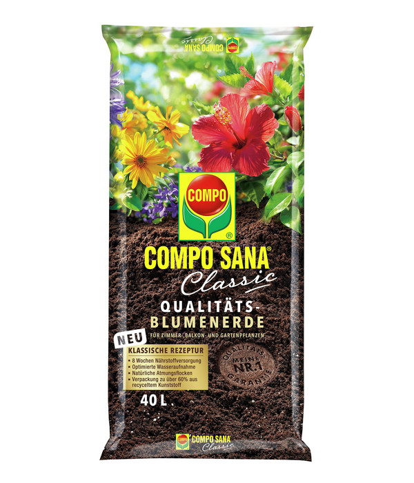 COMPO SANA® Classic QualitätsBlumenerde, 40 Dehner