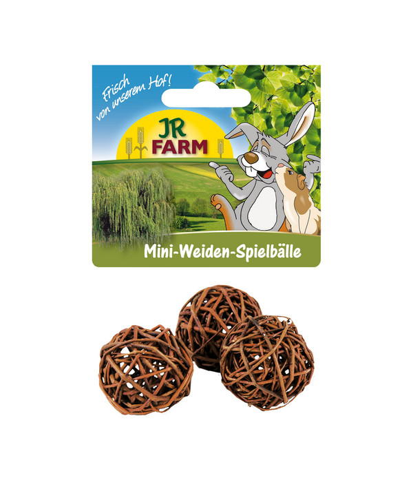 JR FARM Nagerspielzeug Mini WeidenSpielbälle Dehner