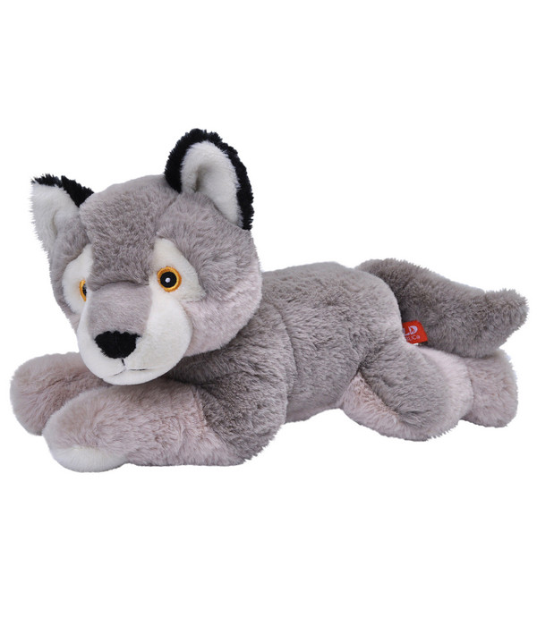Plüschtier Wolf 32 Cm - Weiches Stofftier Von Cornelißen, Waschbar Bei 30°C, 100% Polyester