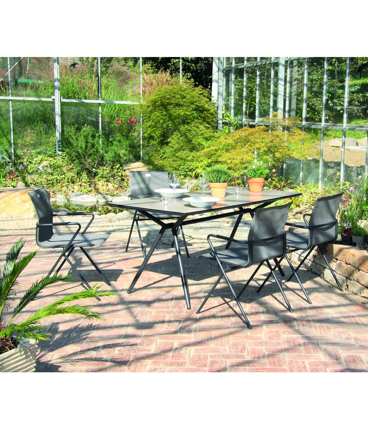 Acamp GartenmöbelSet Alpha, 5teilig Dehner