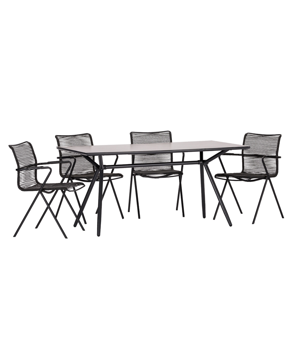 Acamp GartenmöbelSet Alpha, bespannt, 5teilig Dehner