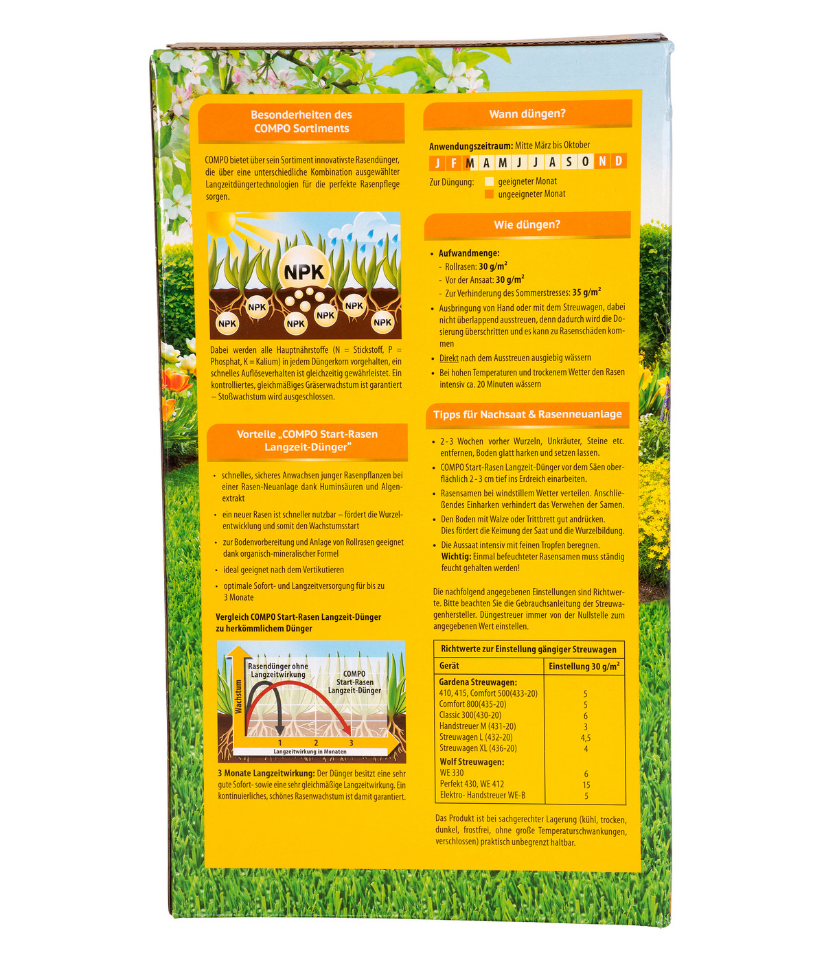 COMPO FLORANID® StartRasen LangzeitDünger Dehner