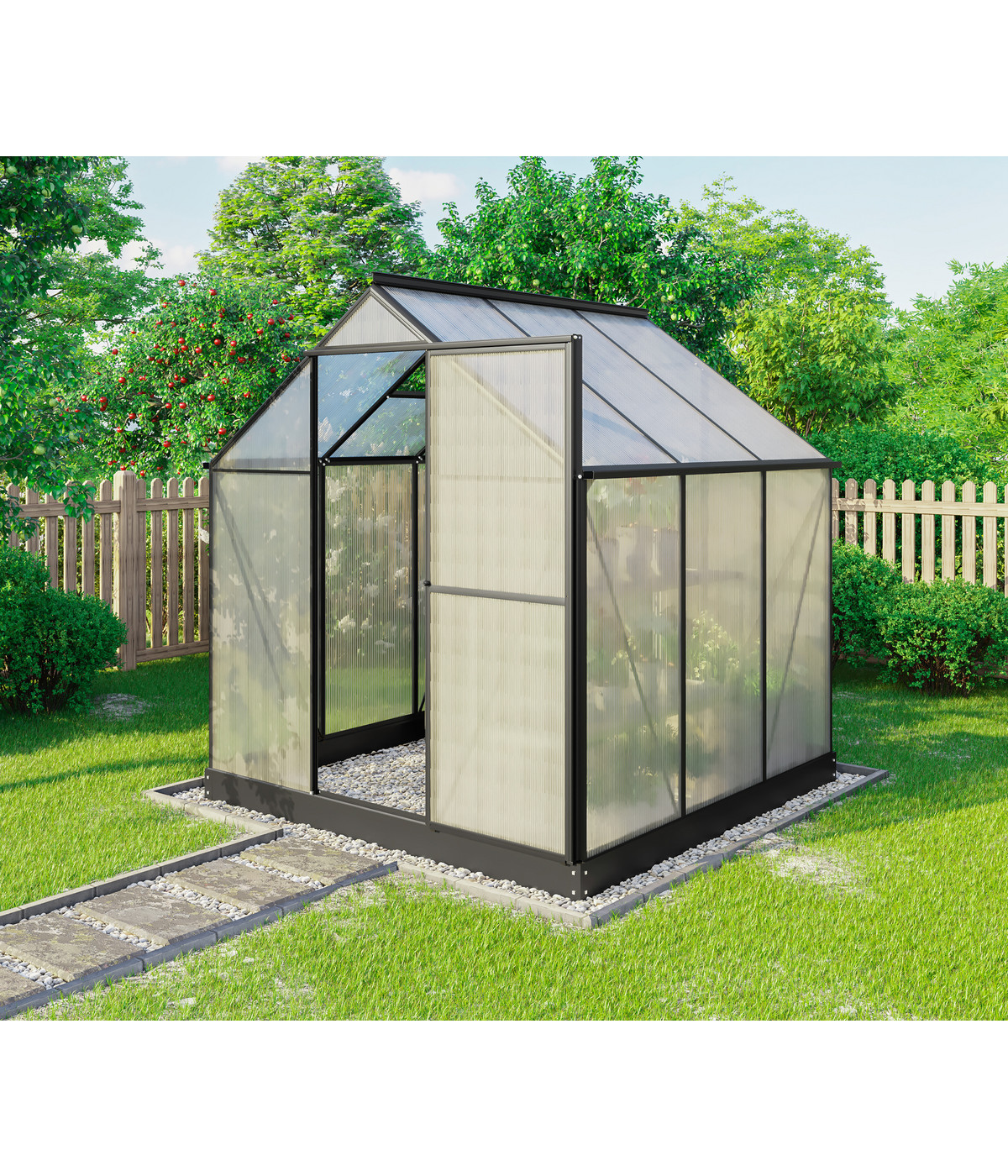Dehner Gewächshaus Urbania 3800, inkl. Fundament Dehner