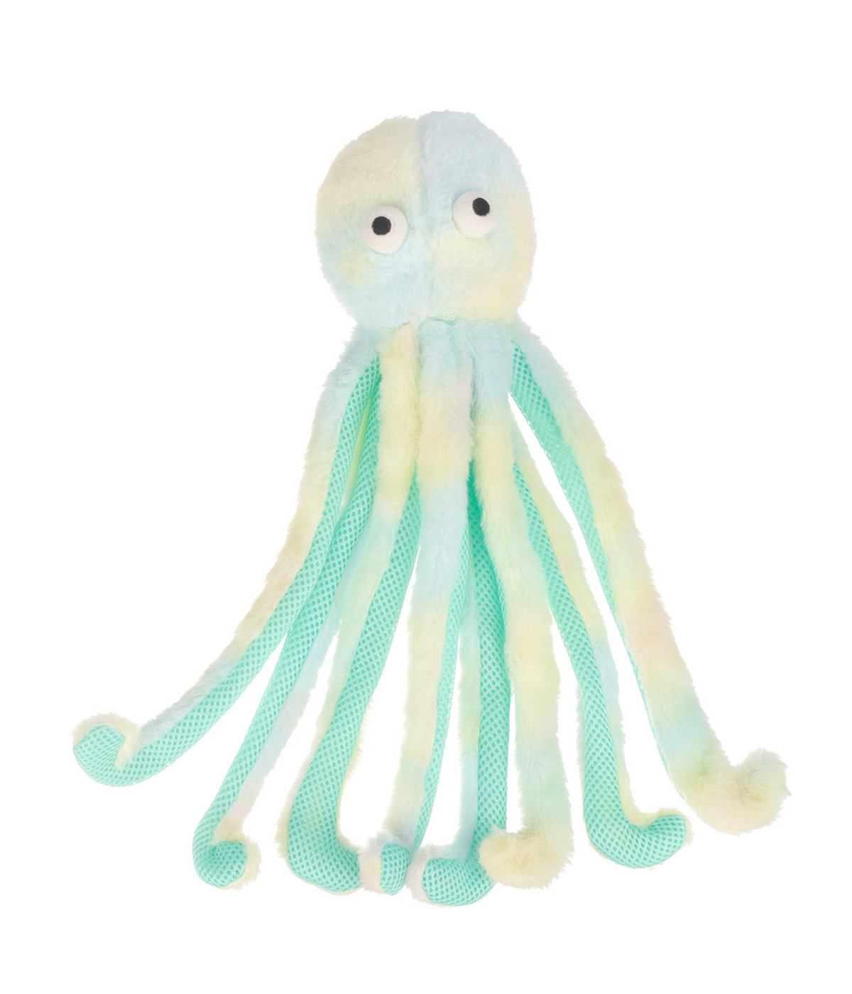 Dehner Hundespielzeug Baby Octopus – Plüsch Mit Quietscher & Raschel, Ca. 15 Cm