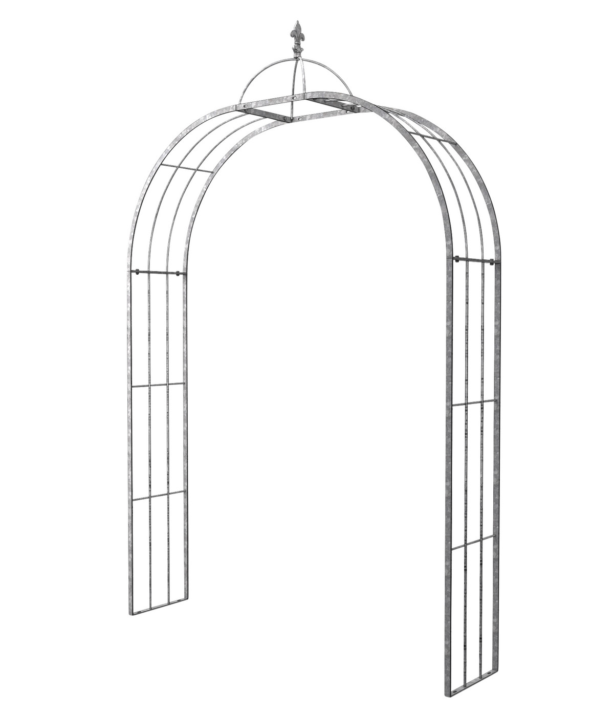 Dehner MetallRosenbogen Halbbogen, ca. B40/H70/T40 cm Dehner