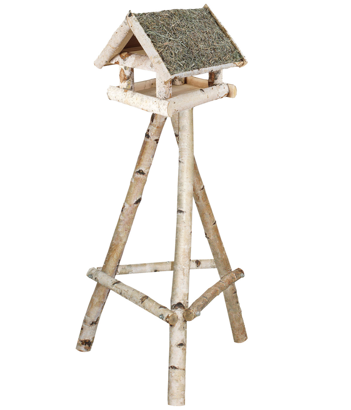 Dehner Natura Futterhaus Augsburg mit Heudach, inkl. Ständer, ca. B60