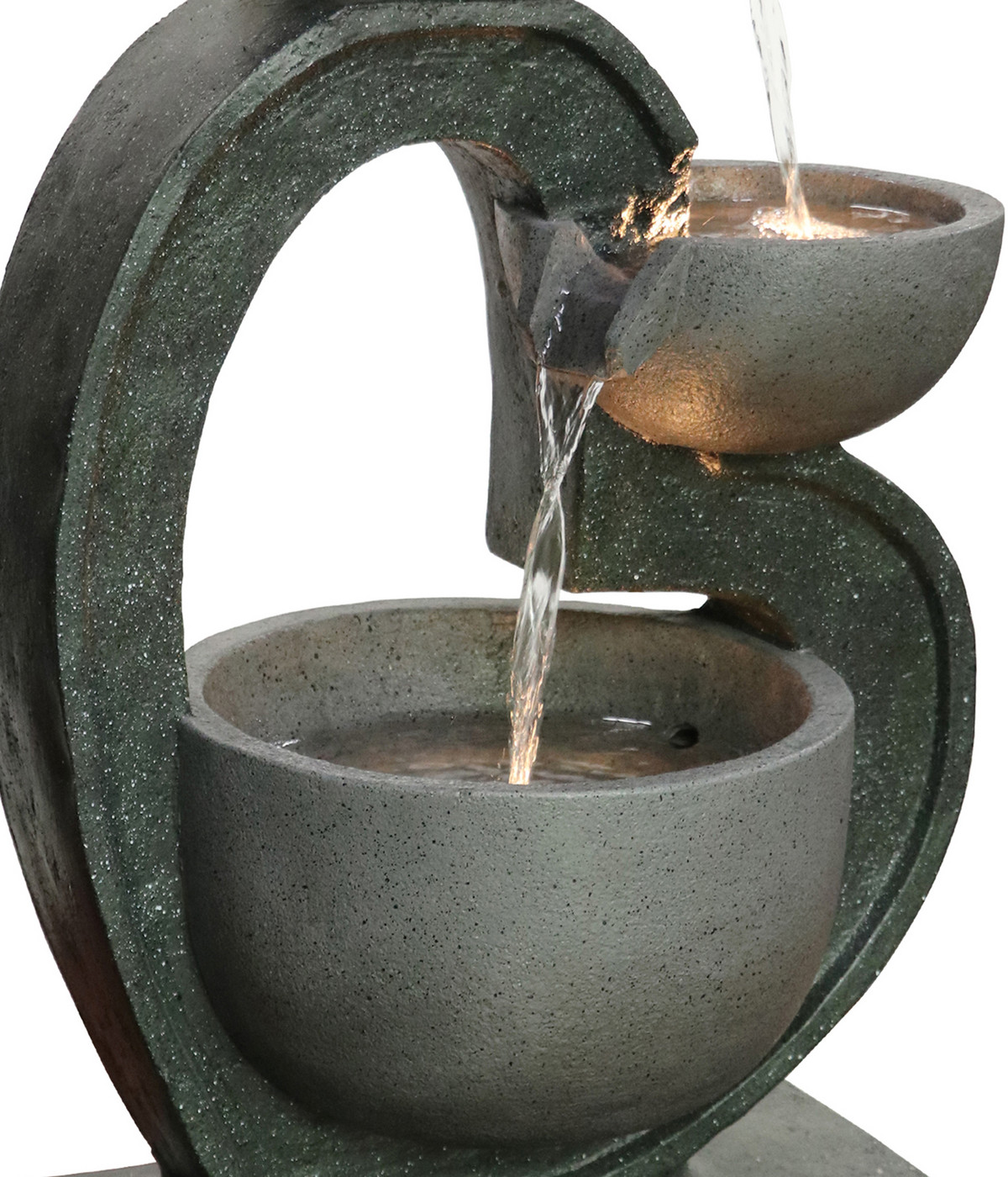 Dehner PolyresinGartenbrunnen Heart, ca. H72,5 cm Dehner