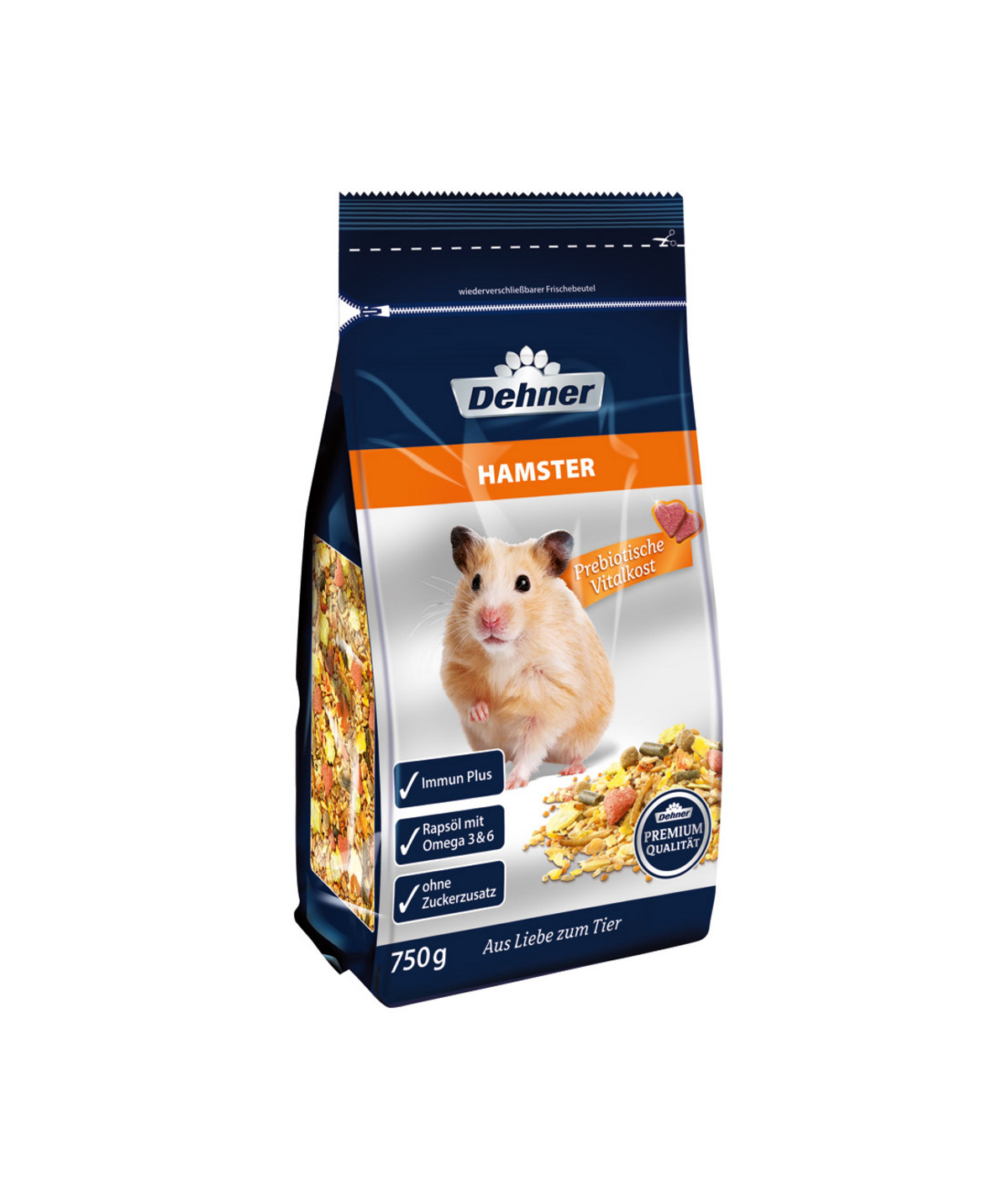 Dehner Premium Hamsterfutter, 750 g Dehner