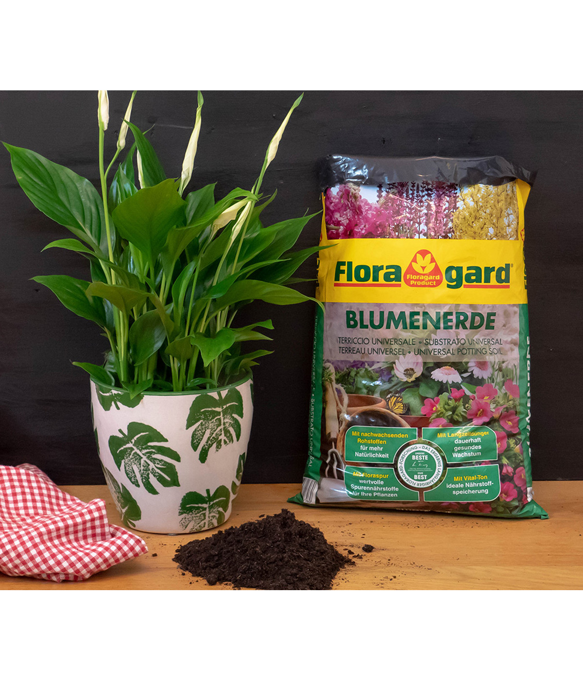 Floragard Blumenerde, 3 x 20 l Dehner