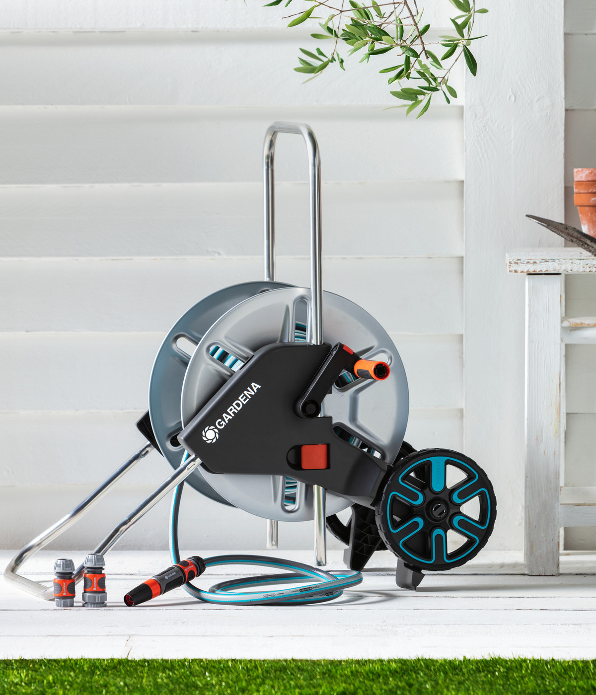 GARDENA MetallSchlauchwagenSet CleverRoll M Dehner