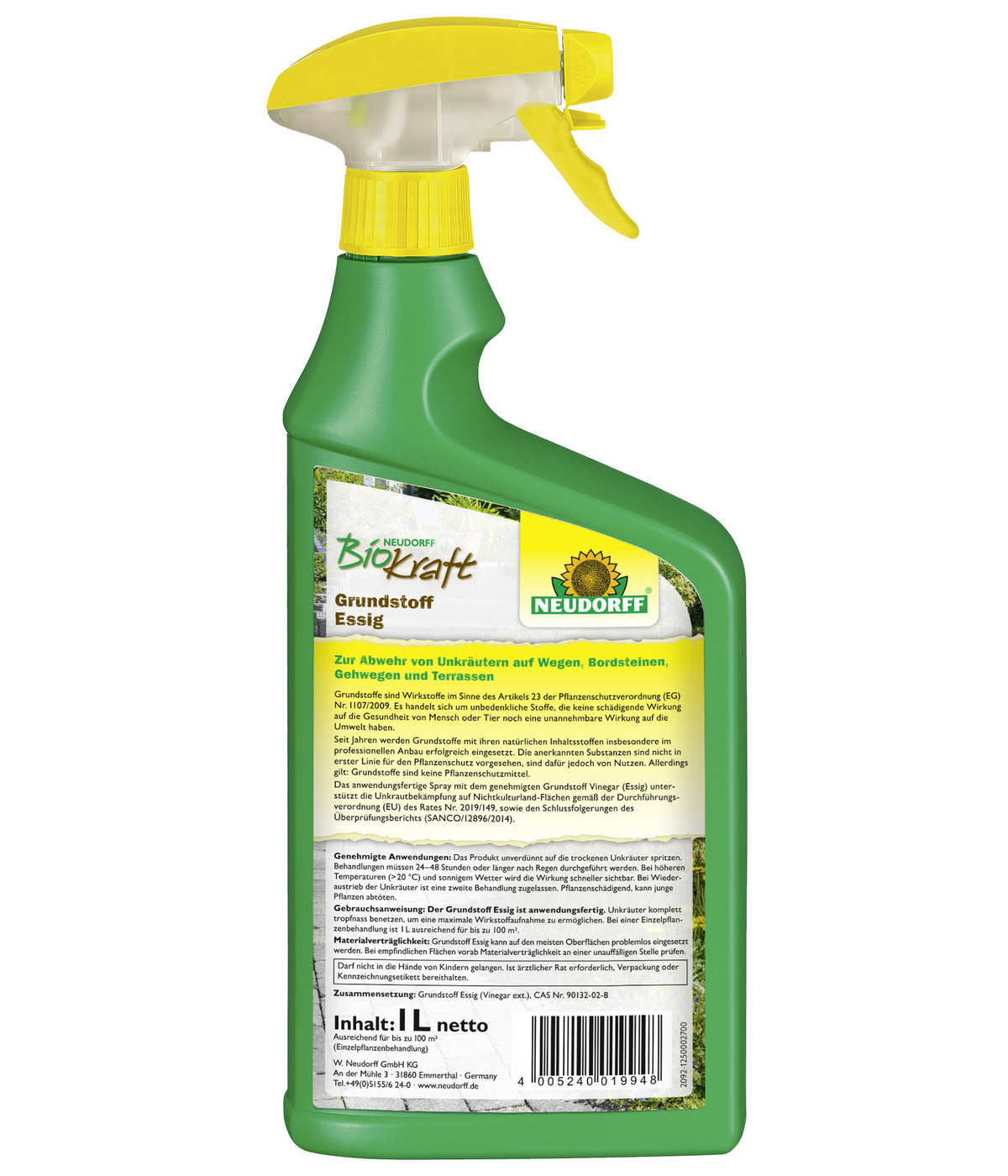 Neudorff BioKraft Grundstoff Essig, flüssig, 1 l | Dehner