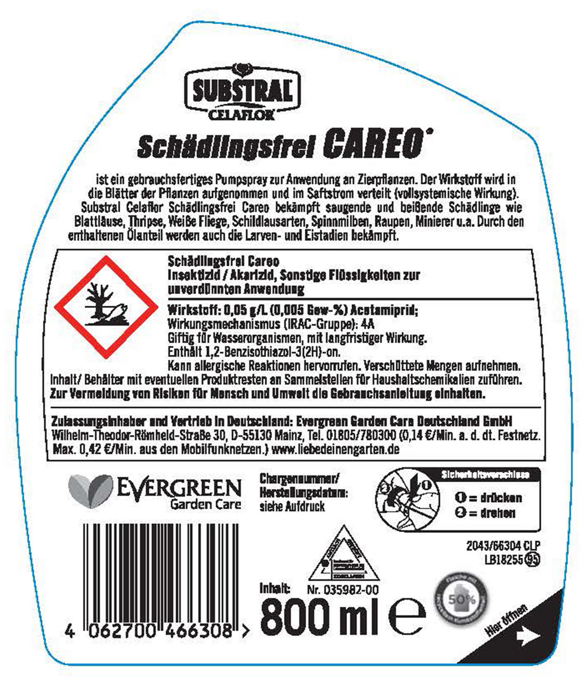 Substral® Celaflor® Schädlingsfrei Careo® ZierpflanzenSpray, flüssig